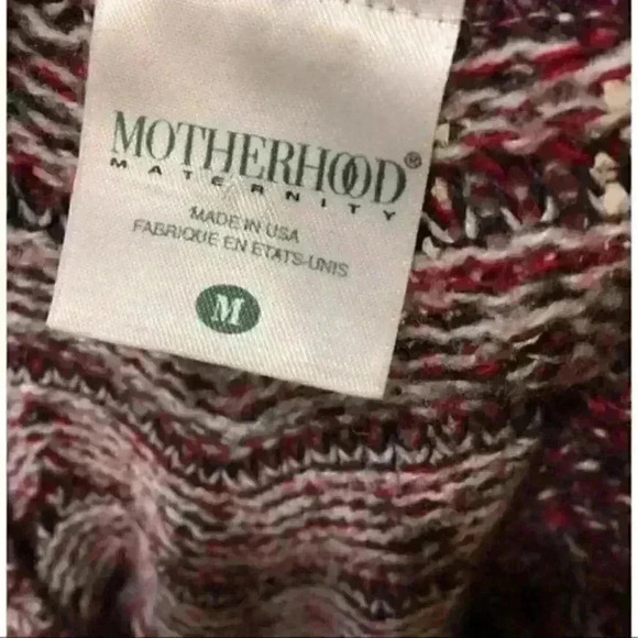 Motherhood Sweater Medium chevron Deep V neck - Picture 5 of 8